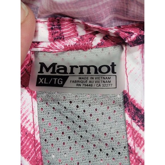 Marmot Jacket Womens XL Xtra Large Long Sleeve Zip Lightweight Outdoors Hooded - Picture 7 of 10